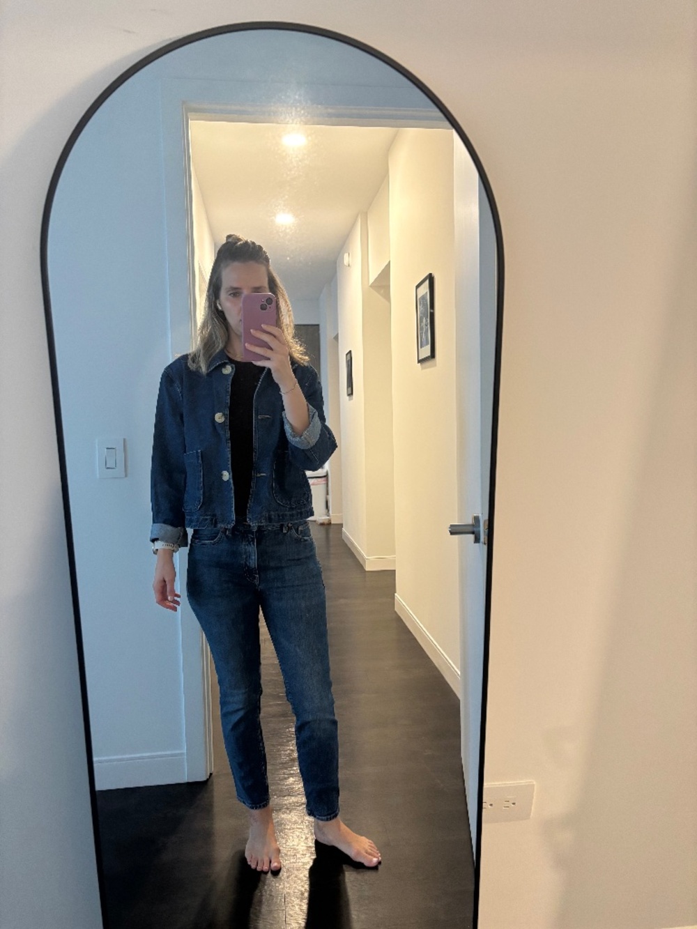 Cropped Denim Jacket
